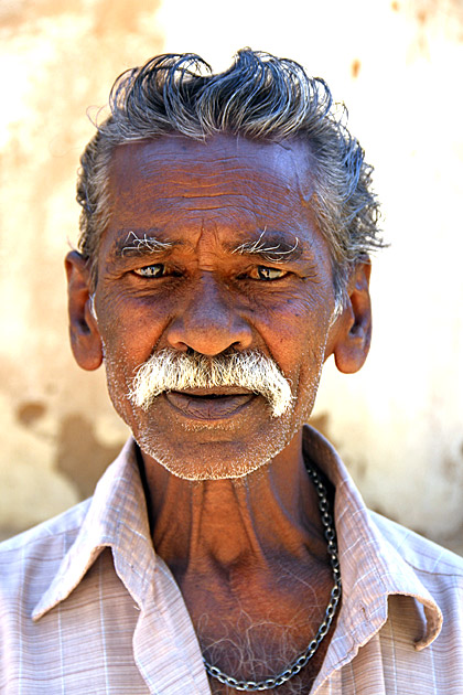 Embekke Devale portraits of a man