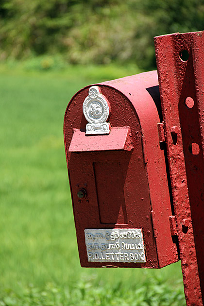 Lankatikale mailbox